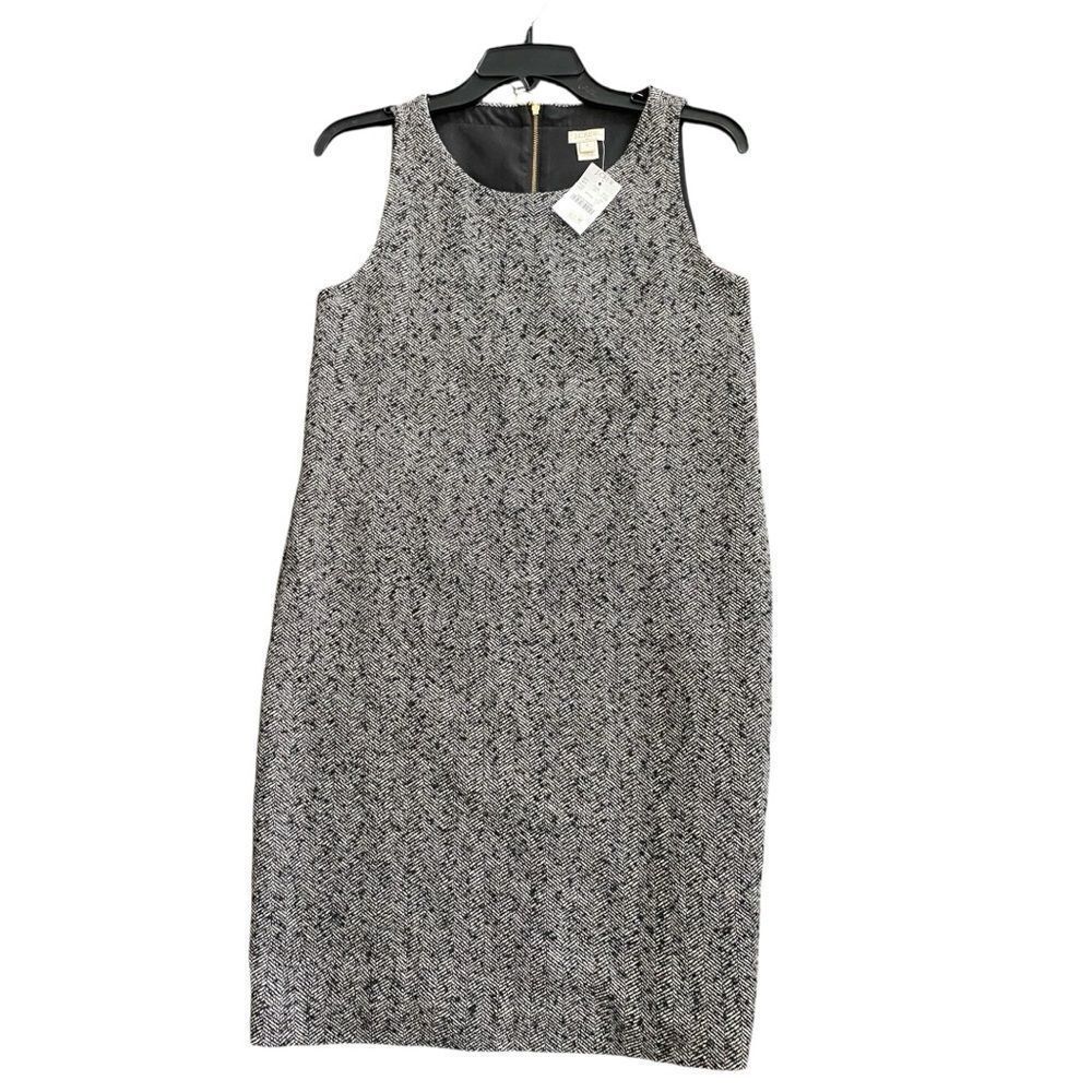 J.Crew Factory Herringbone Wool Dress | Size 0 | NWT